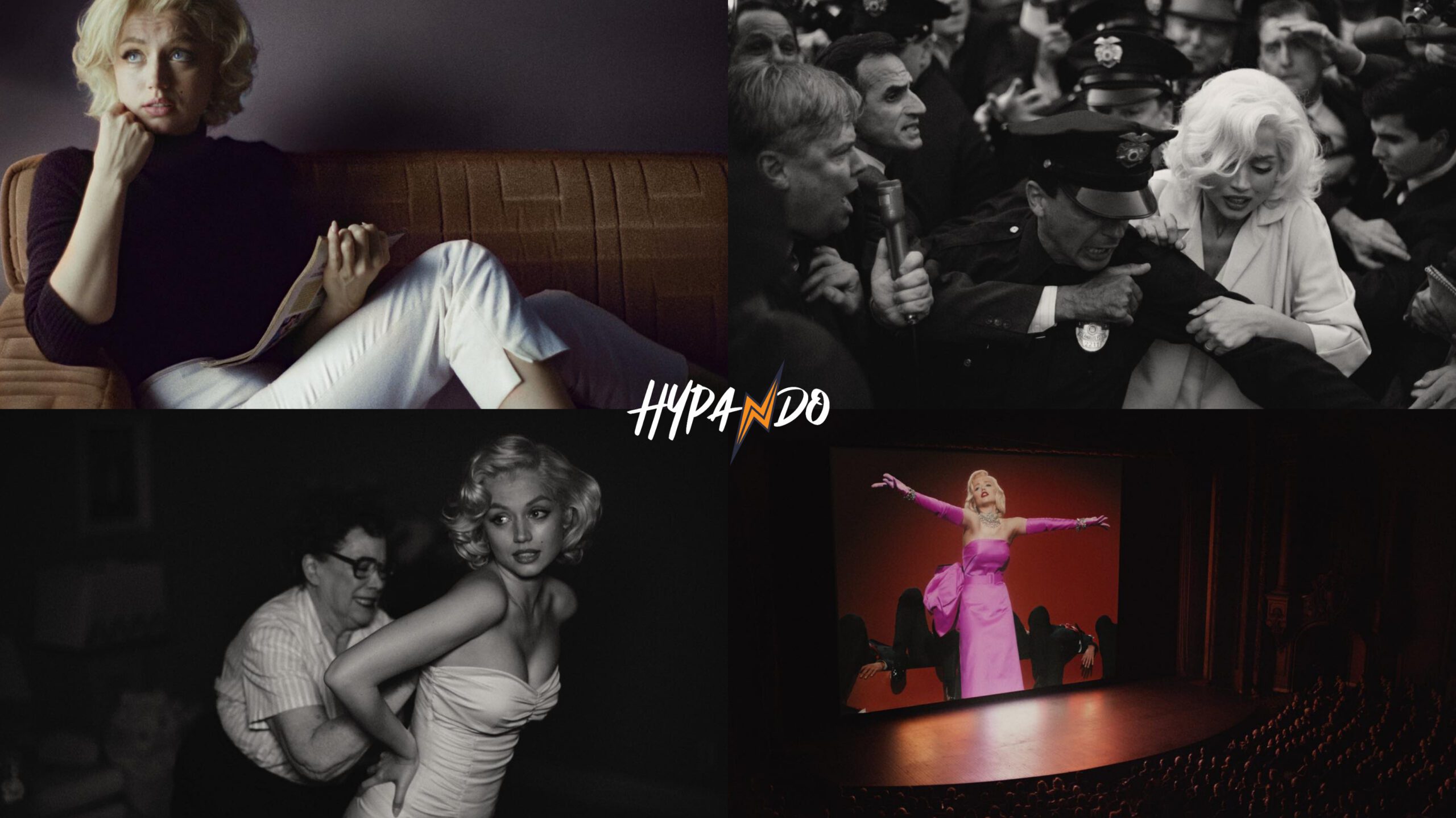 Ana de Armas como Merilyn Monroe em Blonde