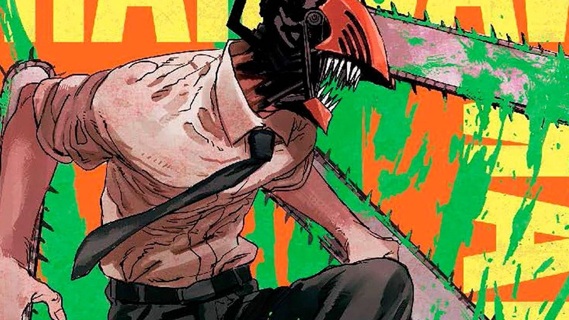 Imagem com personagem do mangá Chainsaw Man