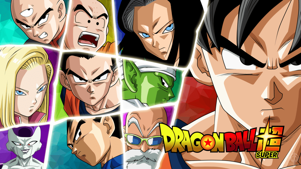 Imagem com personagens do anime Dragon Ball Super