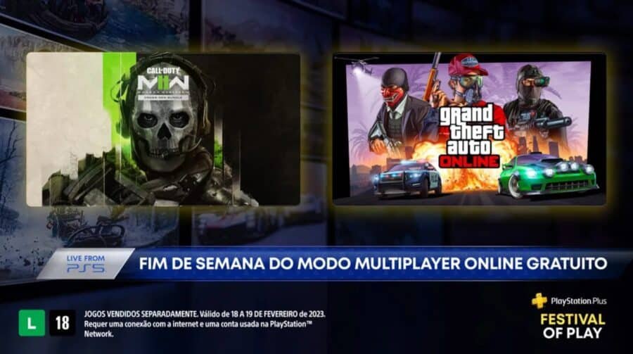 PS Plus: fim de semana multiplayer gratuito para PS5 e PS4