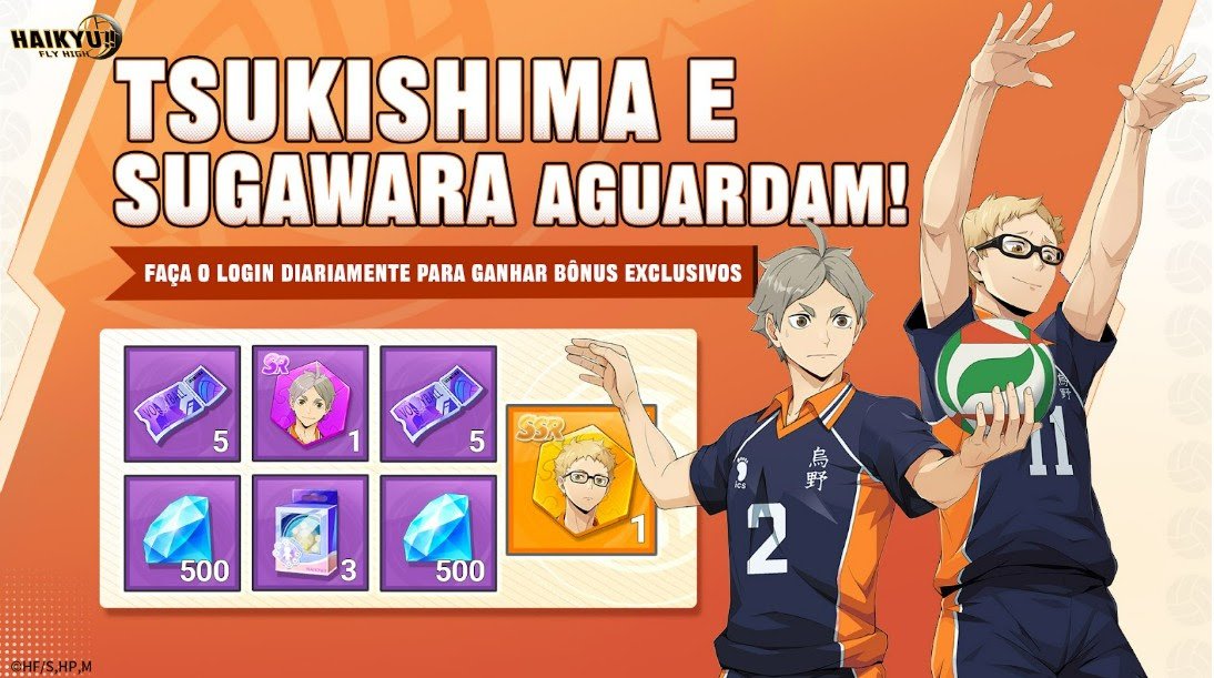 HAIKYU!! FLY HIGH chegou oficialmente ao iOS e Android