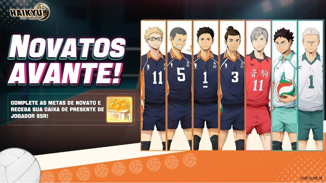 HAIKYU!! FLY HIGH chegou oficialmente ao iOS e Android