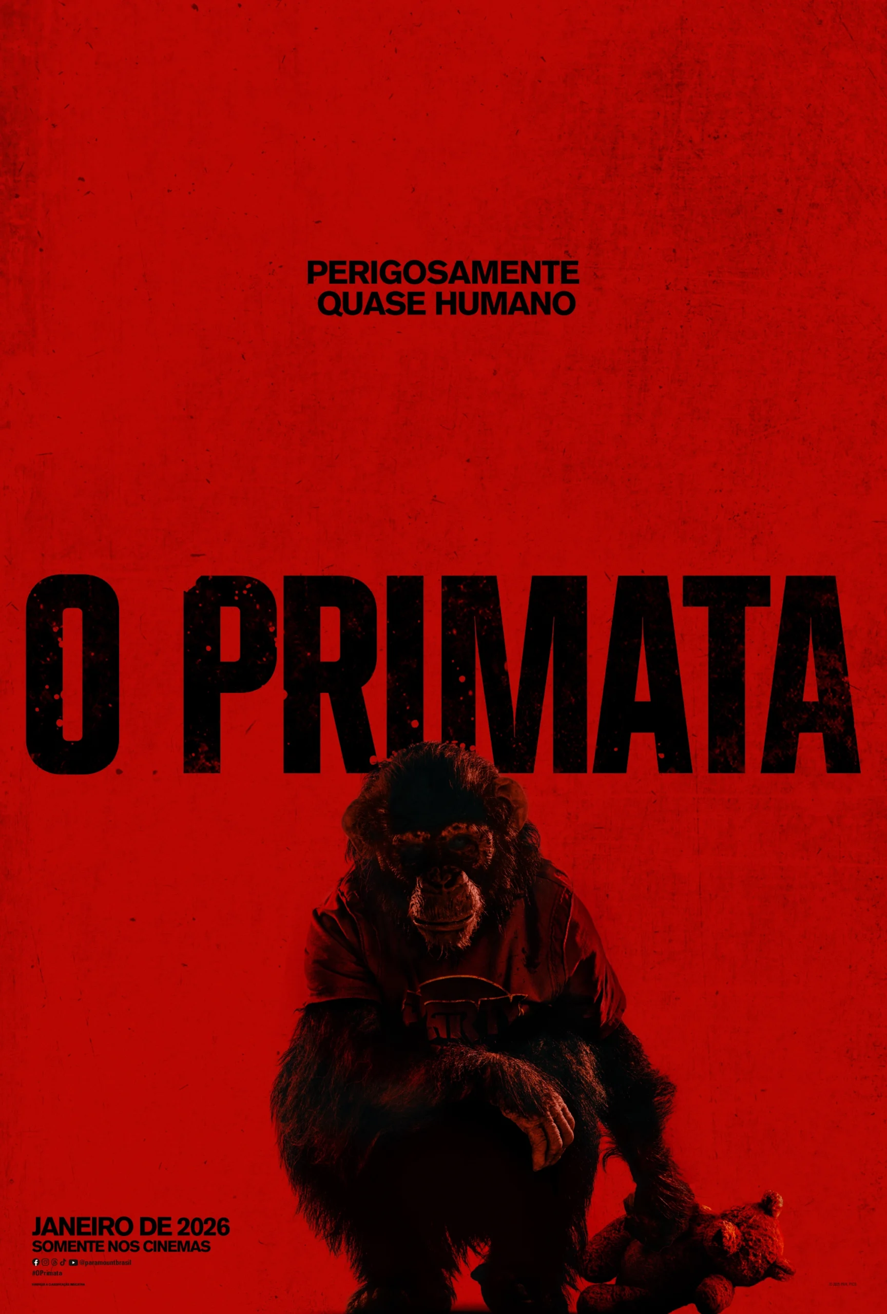 O PRIMATA — Trailer aterrorizante estreia amanhã