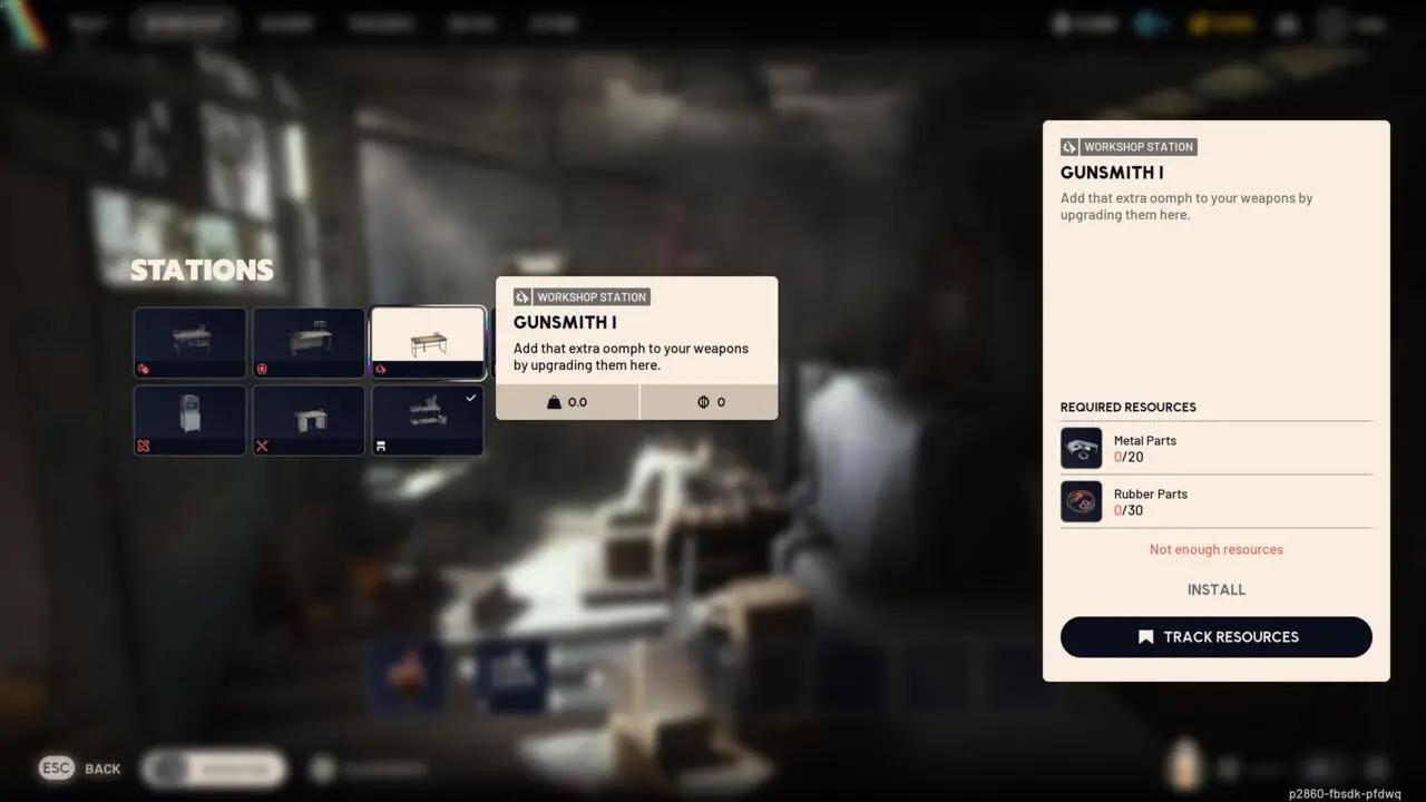 Como melhorar as armas e bancadas de trabalho em Arc Raiders