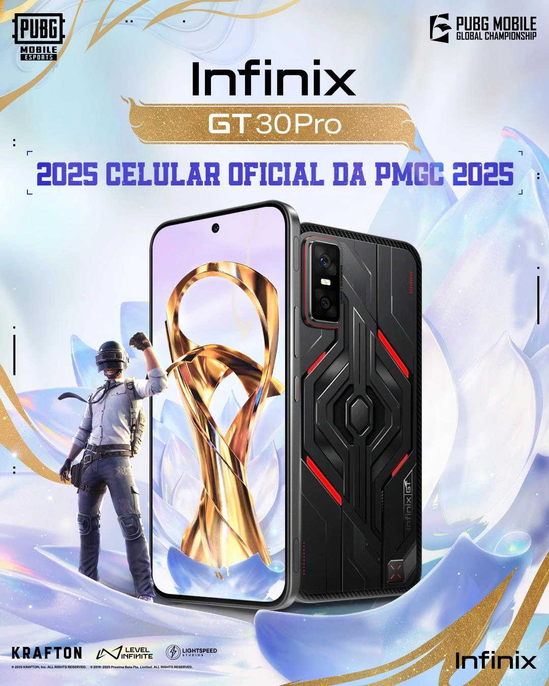 Infinix GT 30 Pro como smartphone oficial