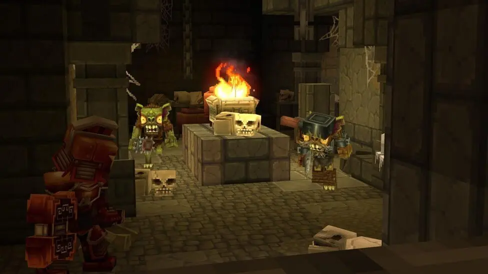 Explore estruturas espalhadas pelo mundo Hytale