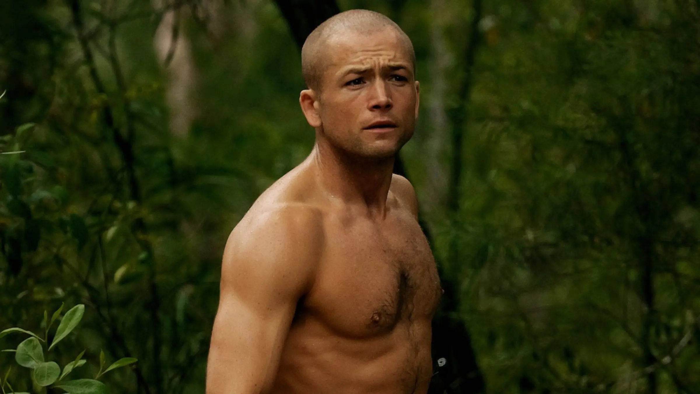 Taron Egerton no elenco de O Jogo do Predador