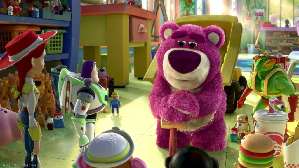Urso Lotso-o'-Huggin — vilões de Toy Story 3