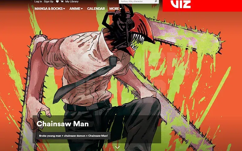 VIZ Media plataforma para ler mang&aacute; online de gra&ccedil;a com t&iacute;tulos populares