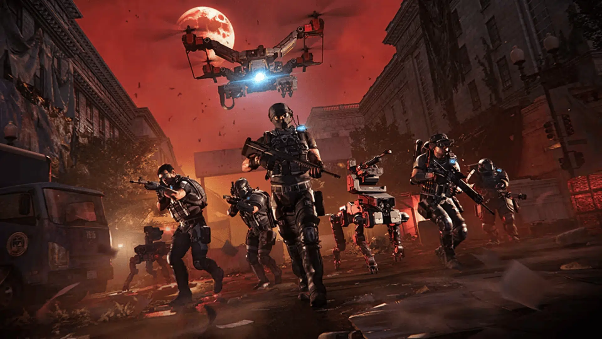 Agentes de The Division 2 durante combate em Washington, D.C.
